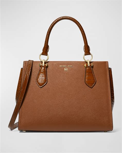 michael kors karla medium satchel|michael kors marilyn small satchel.